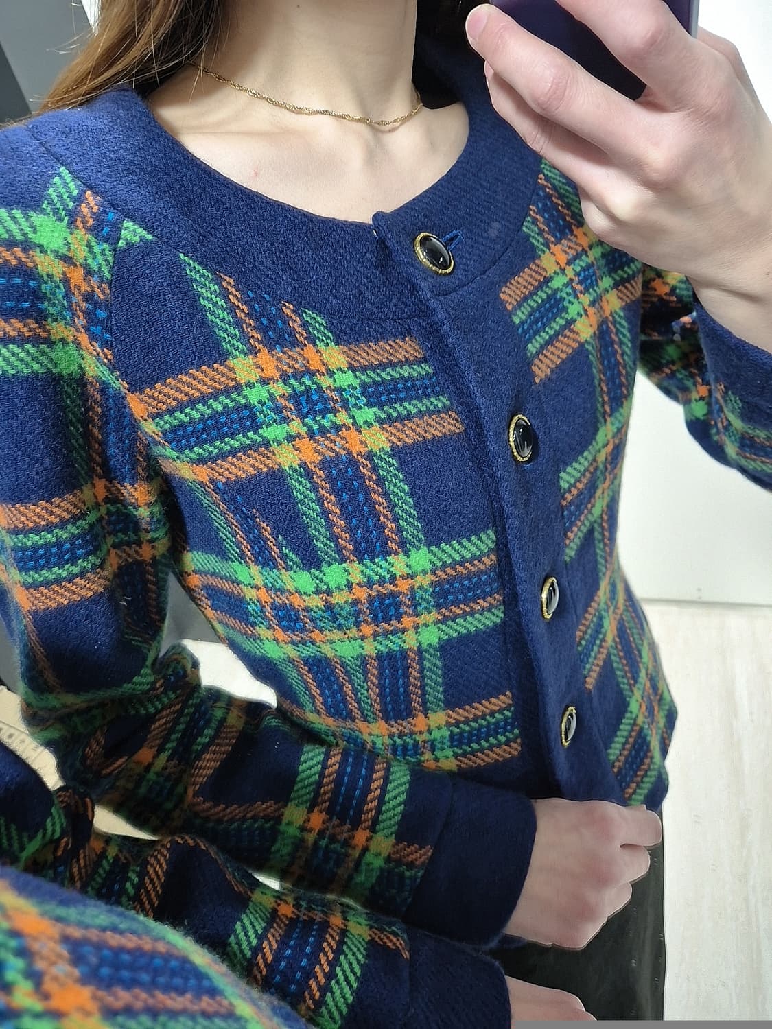 LEWISVAGLI 체크 패턴 빈티지자켓 상품이미지9