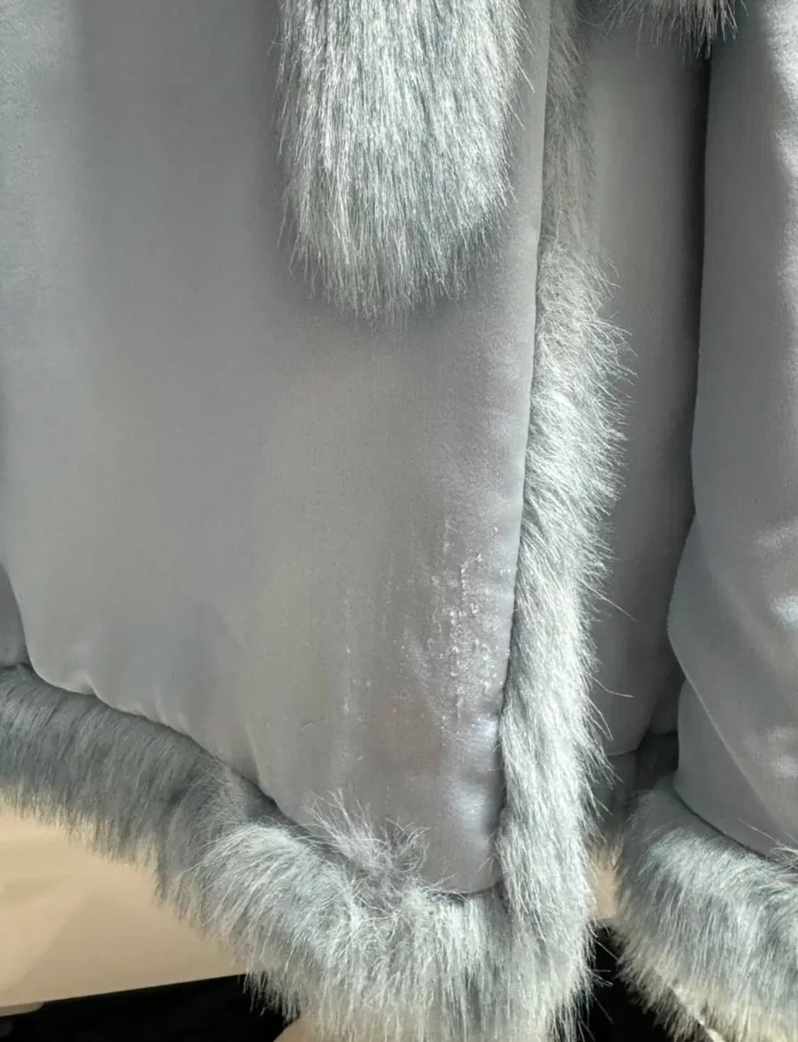낸시부 퍼자켓 boucle fur long coat 스몰 단시간1회착용 상품이미지3