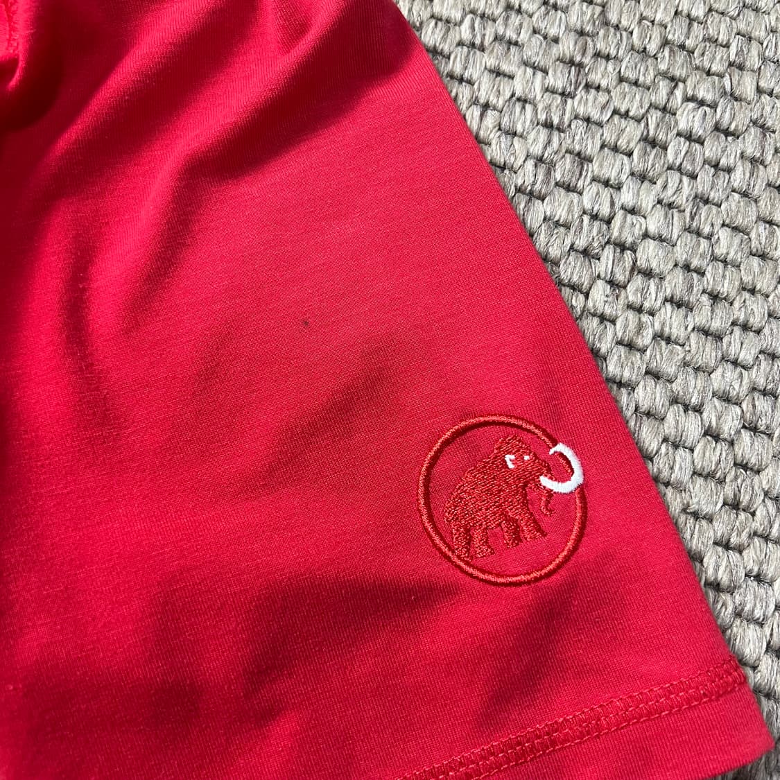 마무트 빅로고 반팔 레드 M 상품이미지6