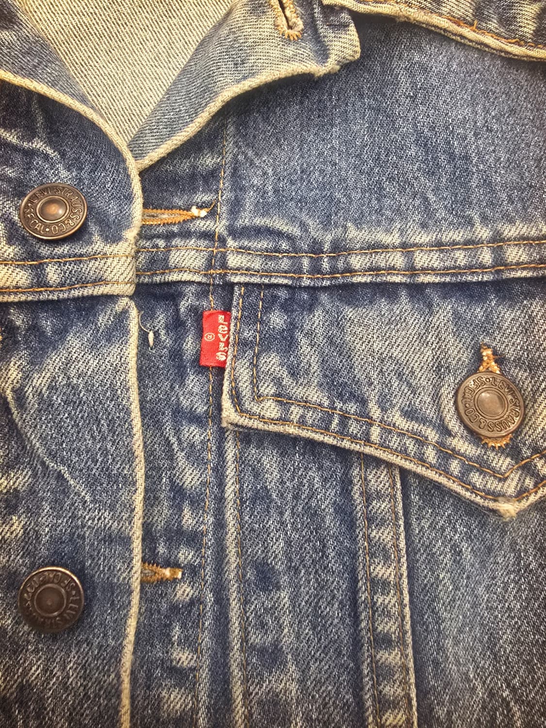 리바이스 80s 데님자켓 용자수  스카쟌자켓 상품이미지5