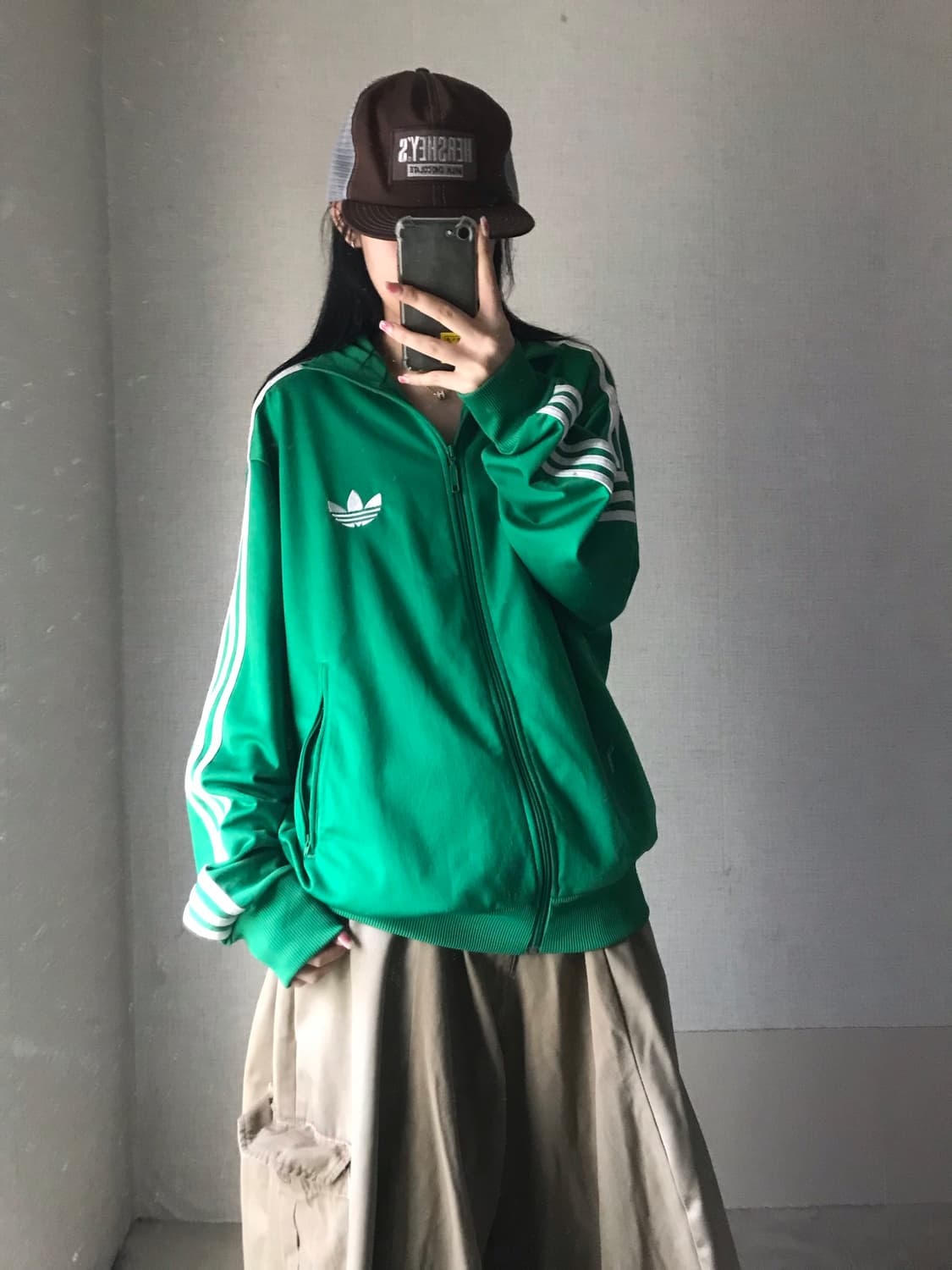 아디다스 그린 구파이어버드 트랙탑 상품이미지4