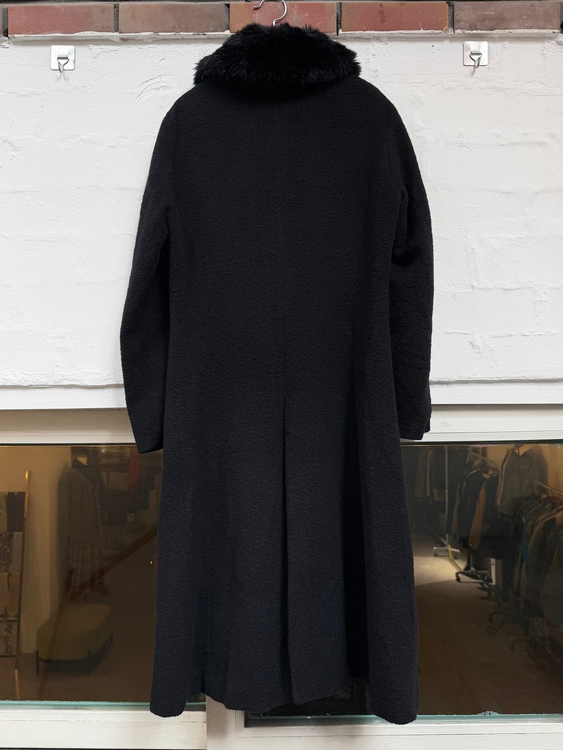 Pink House A라인 퍼 칼라 앙고라 울 혼방 코트 OS 상품이미지10