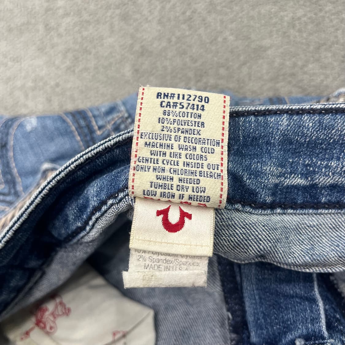 26 트루릴리젼 스트레이트 워싱 데님 상품이미지10