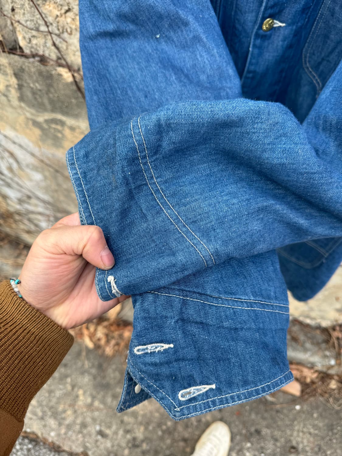 70s lee 빈티지 81-lj 데님 워크 초어 자켓 빅사이즈 상품이미지6