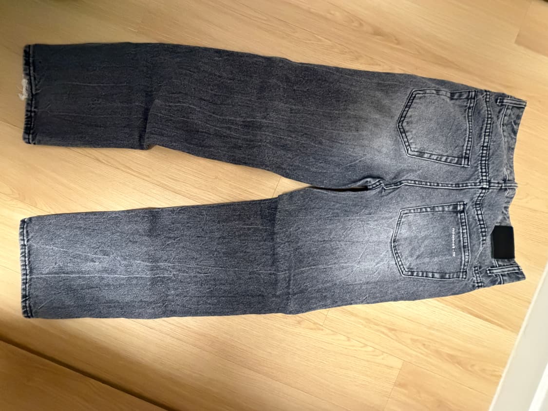 페이탈리즘 크루드 와이드 핏 진 상품이미지4