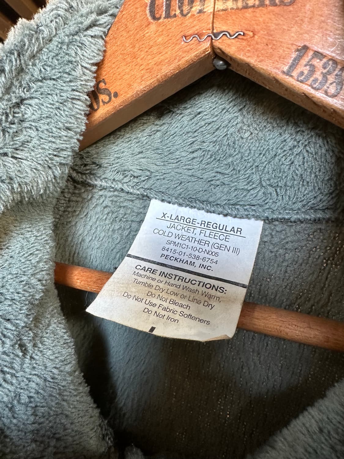 Us Army 미군 오리지널 젠3 폴라텍 후리스 자켓  상품이미지10