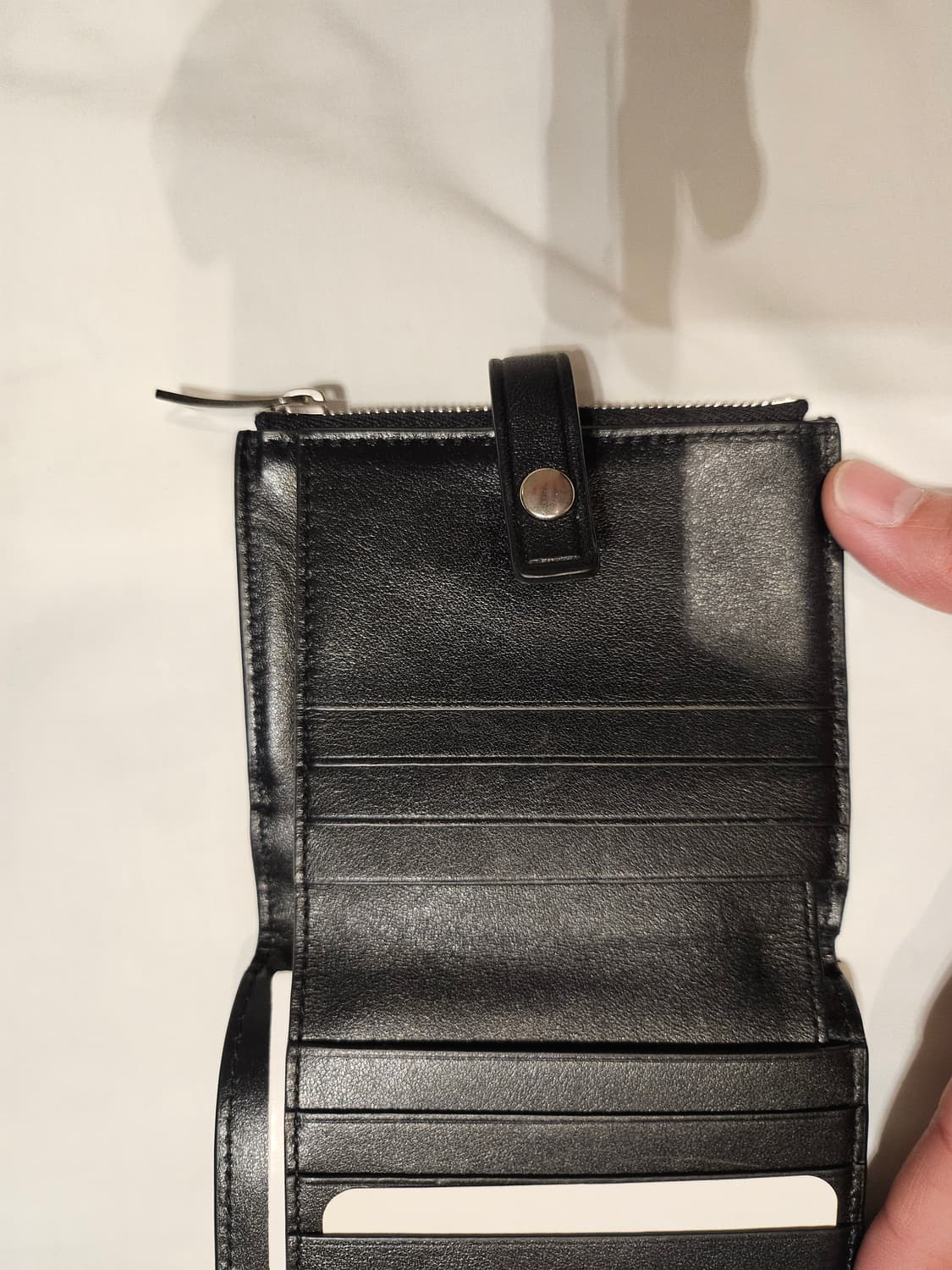 보테가 베네타 반지갑 검정 상품이미지8