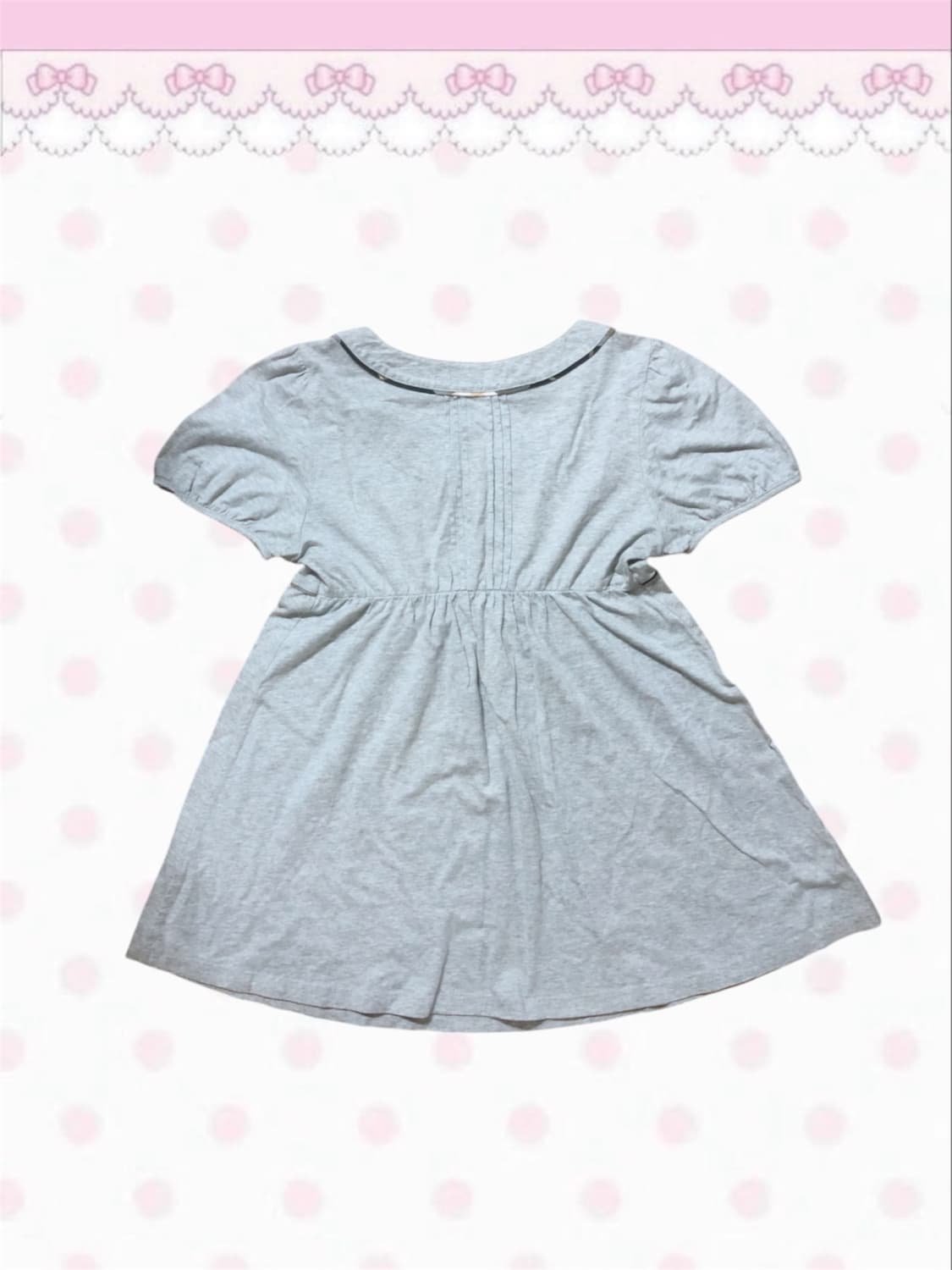 Burberry 블루라벨 그레이 베이비돌 반소매 티셔츠 원피스 히메 오네 상품이미지2