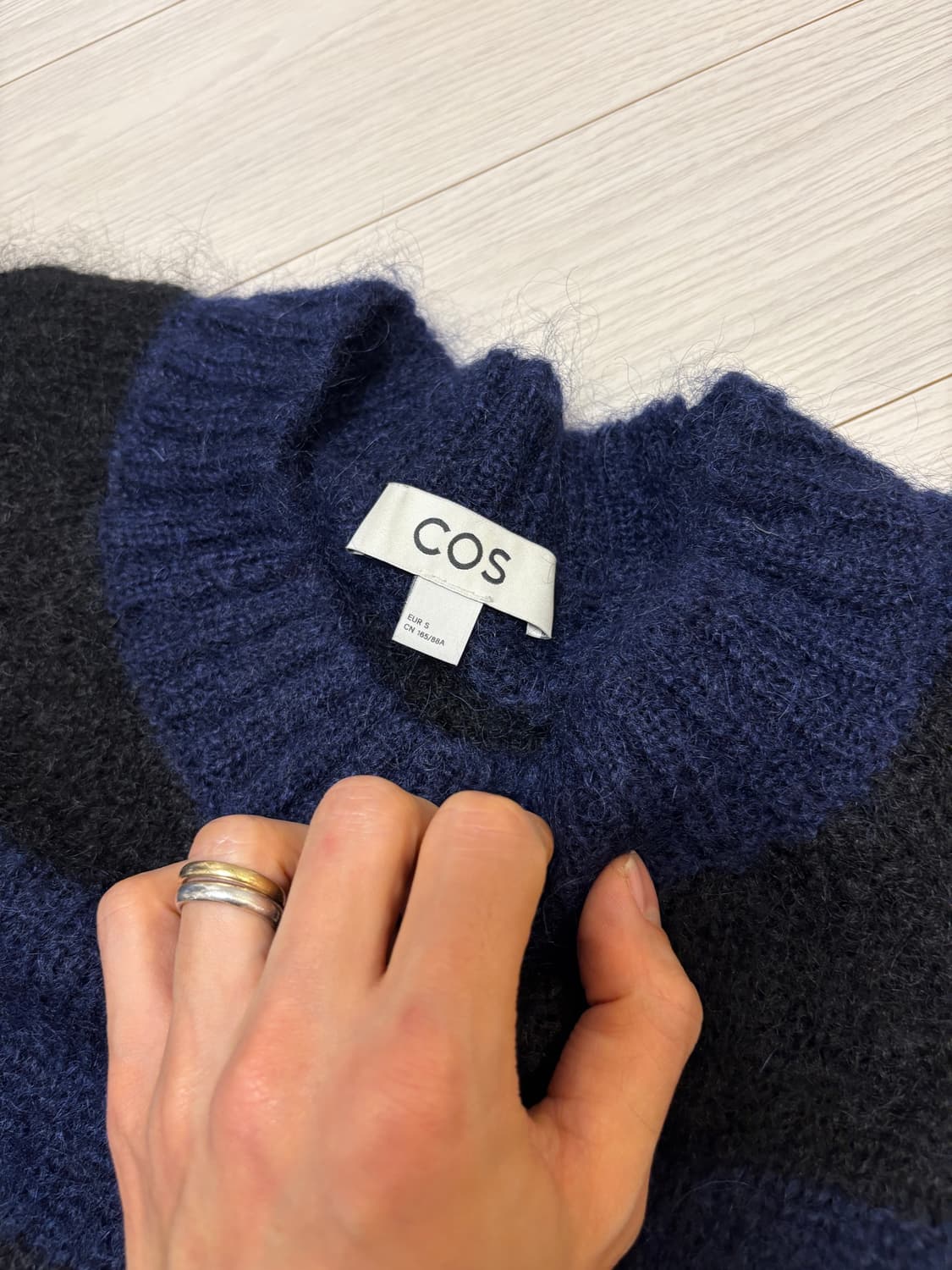 COS 코스 모헤어 스트라이프 니트 S(95) 상품이미지2