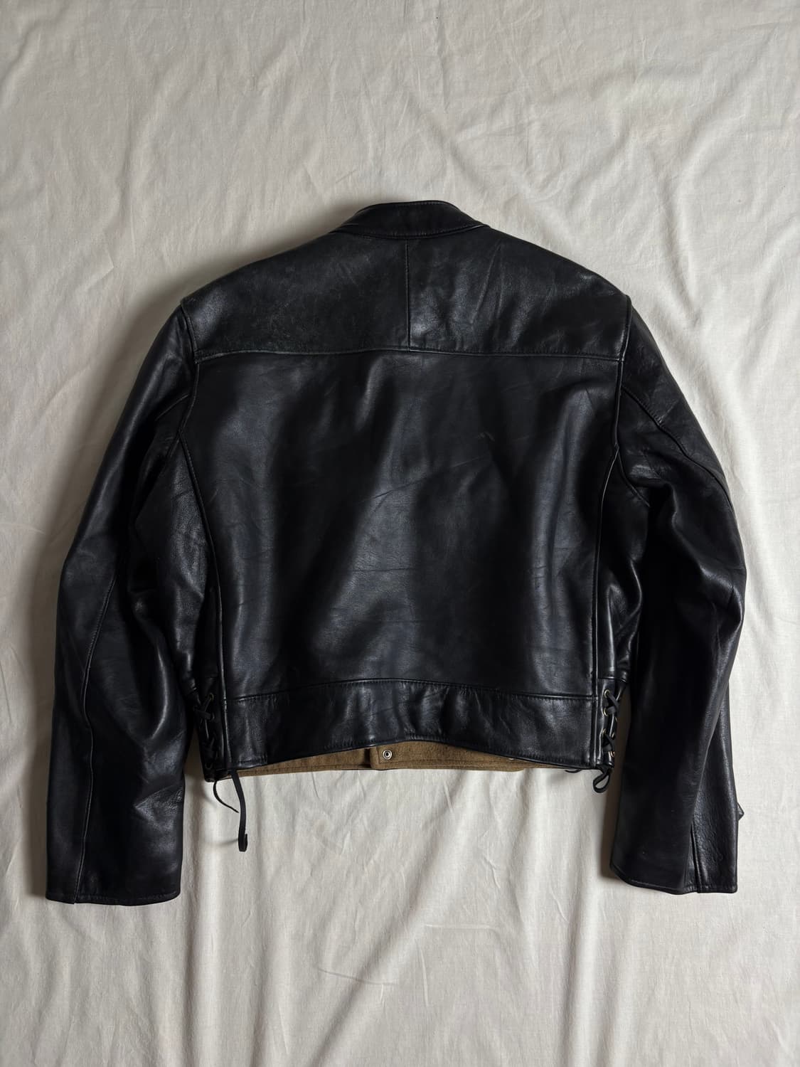 50s Sweden Tanker Genuine Leather Jacket 상품이미지2