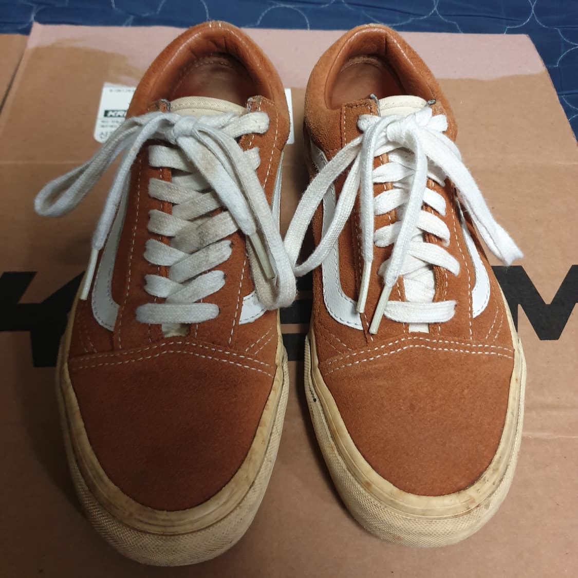 (빈티지) 반스 스웨이드 올드스쿨 로우 스니커즈 브릭 (230) 상품이미지3