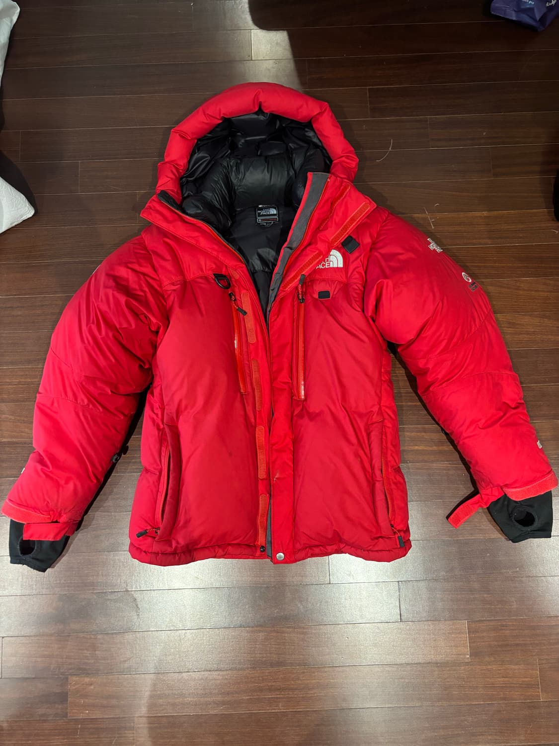 노스페이스 히말라야 패딩 레드 판매합니다 상품이미지1