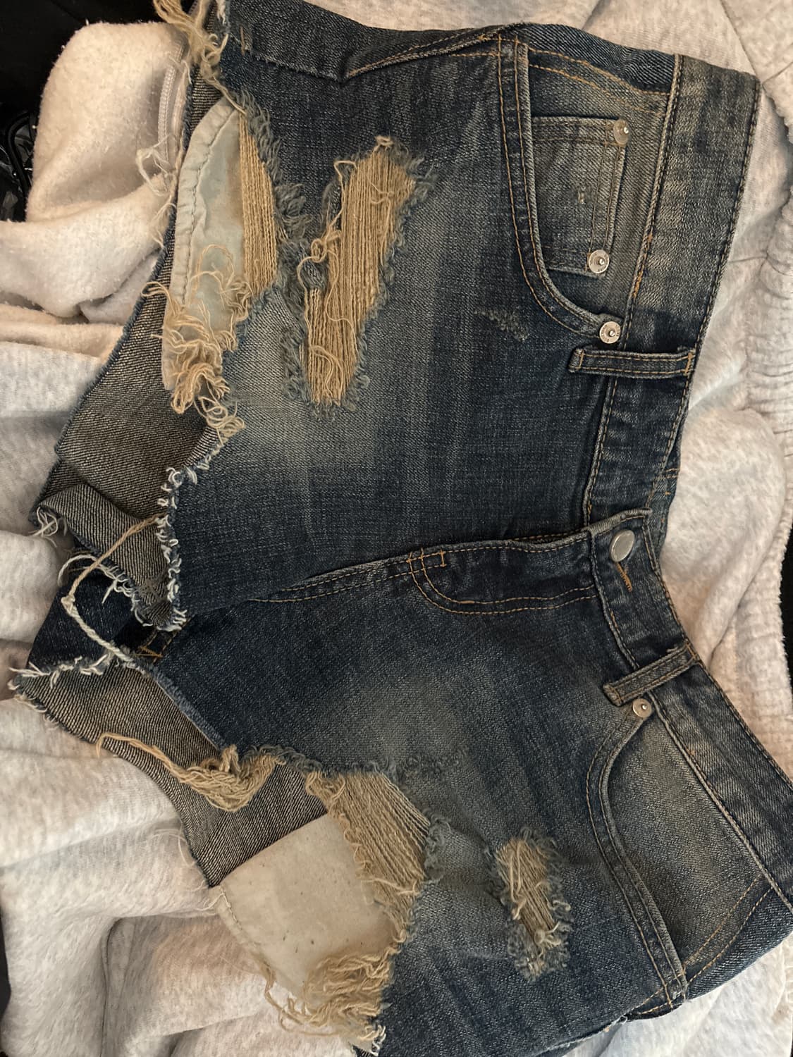 보헤미안서울 데님 쇼츠 상품이미지1