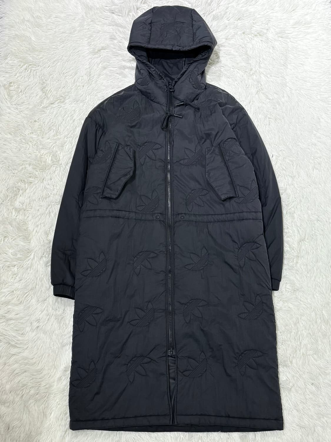 아디다스 모노그램 투웨이 롱 퀄팅자켓 상품이미지3