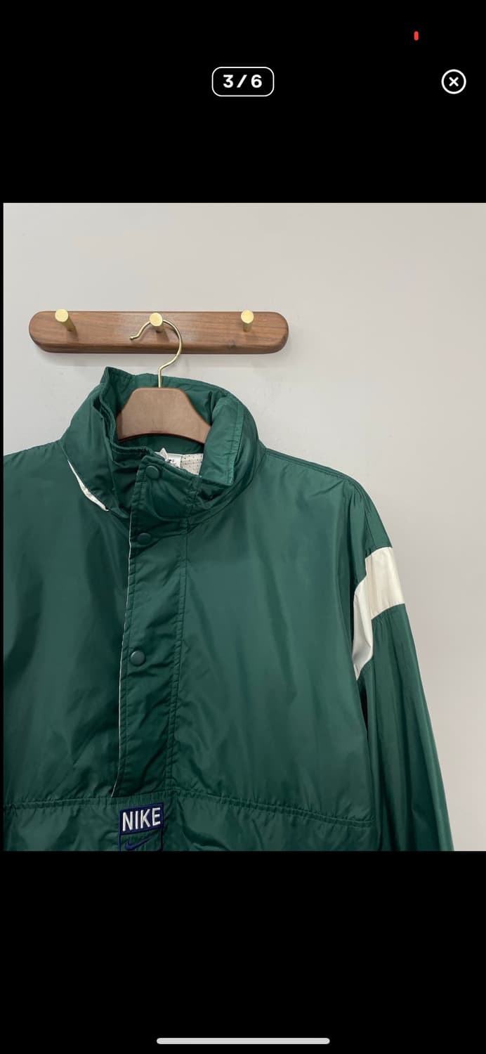 나이키 90s 올드스쿨 그린우븐 아노락 바람막이 A3170 상품이미지3