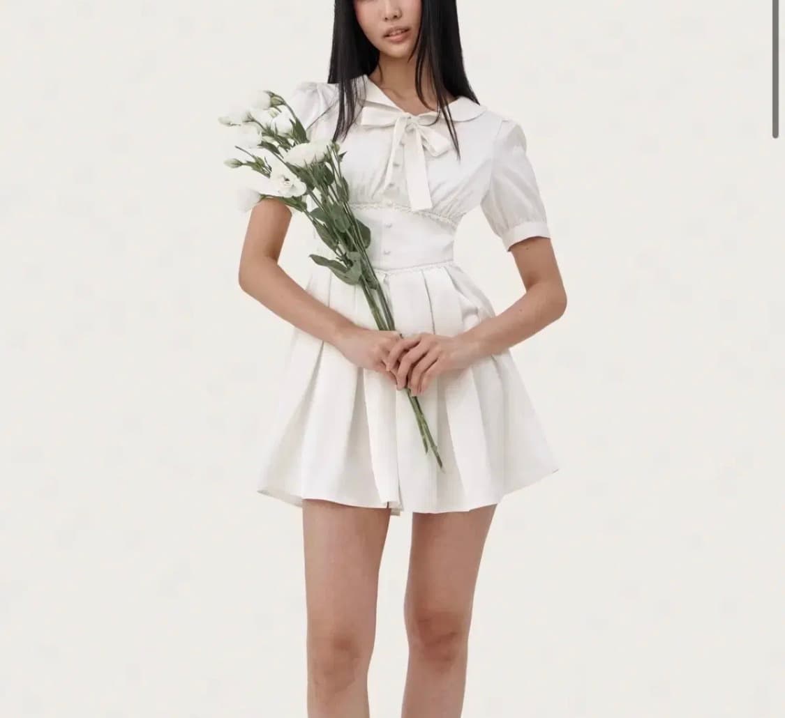 클리시어 엘라 레이스 새틴 드레스 원피스 M 상품이미지1