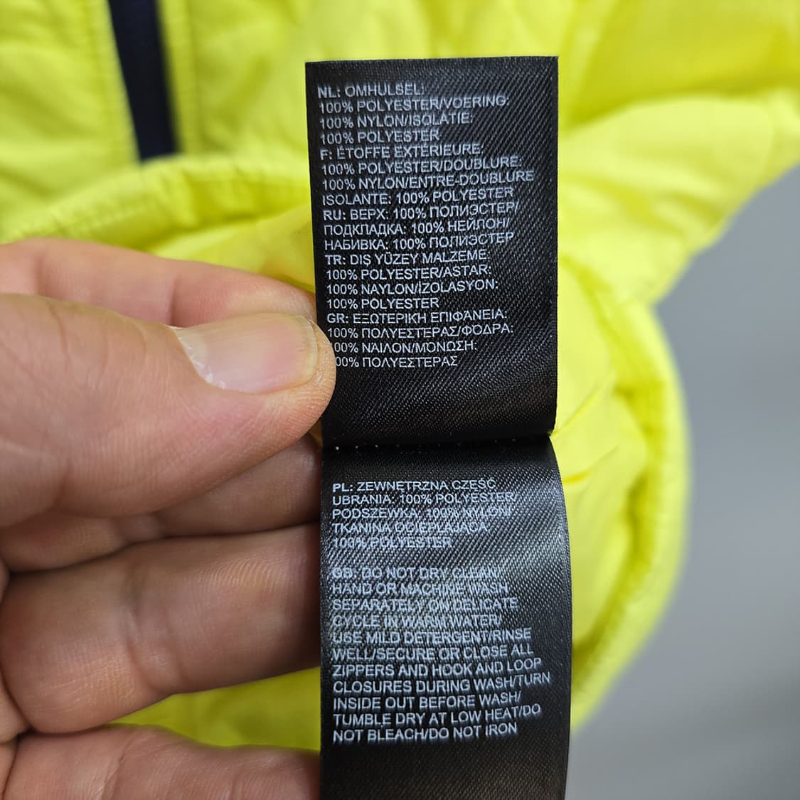 여성 노스페이스 경량 패딩 베스트 옐로우 m 상품이미지5