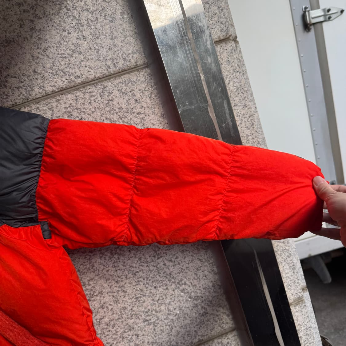 나이키 배색 라인 나일론 패딩 상품이미지7