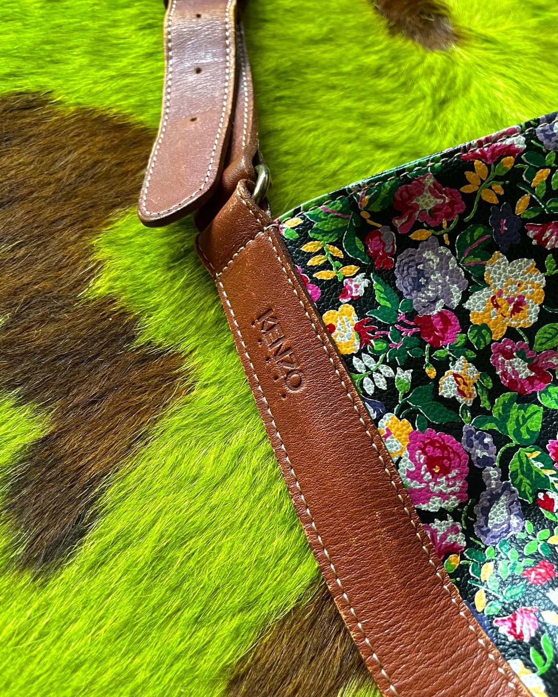 1990s Old KENZO Floral Shoulder Bag 상품이미지6