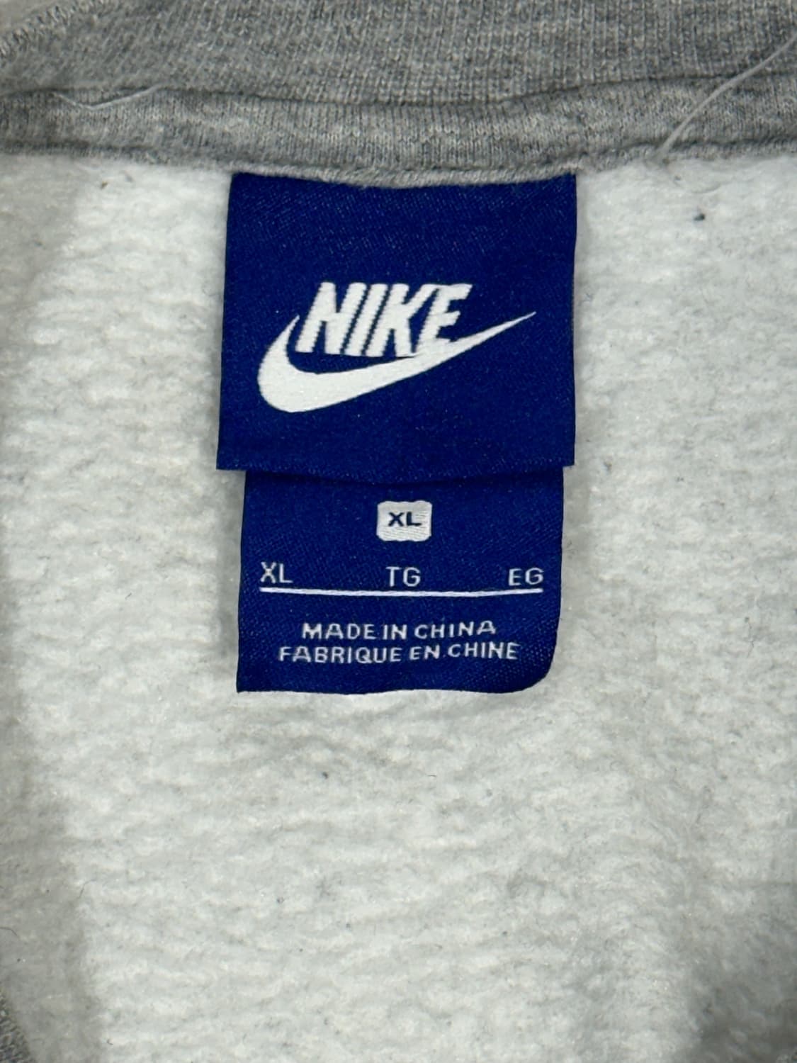 나이키 오버핏 회색 맨투맨 스웻 셔츠 XL  상품이미지7