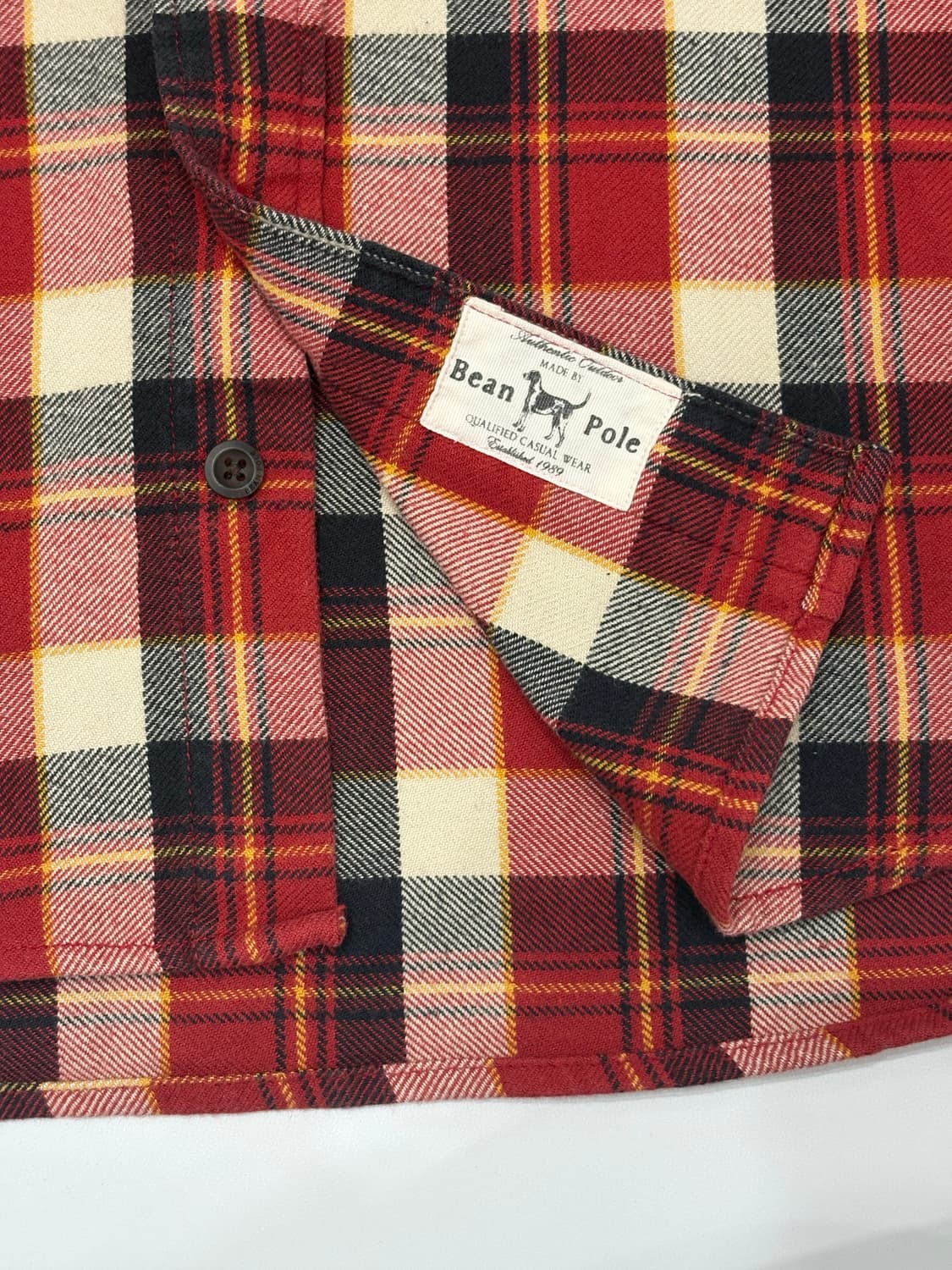 빈폴 타탄 체크 셔츠 상품이미지5