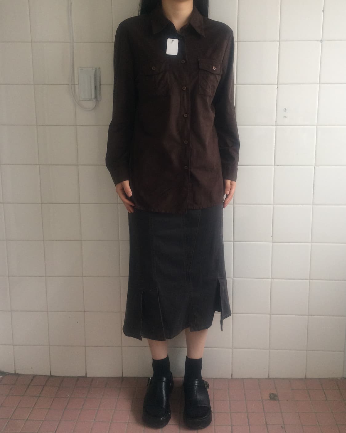 Pocket point suede shirt 상품이미지1