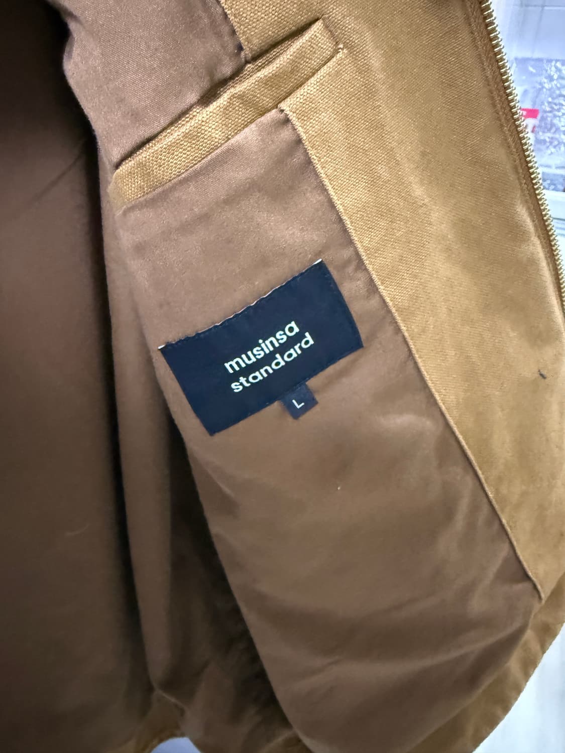 무탠다드 캔버스 워크 재킷 [데저트 브라운] L 상품이미지3