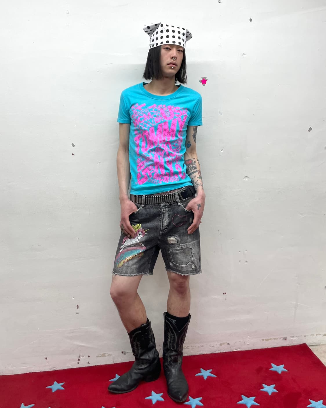 Tommy Star Blue T-shirt 상품이미지4