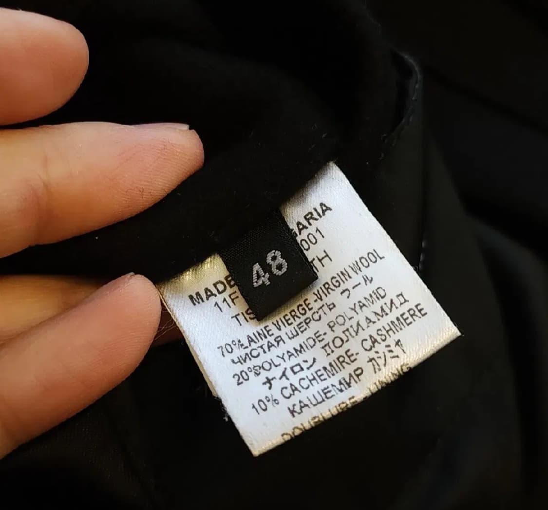 00년대 지방시 헤비울 레이어드 N3B 후드코트 48 오버사이즈 상품이미지10