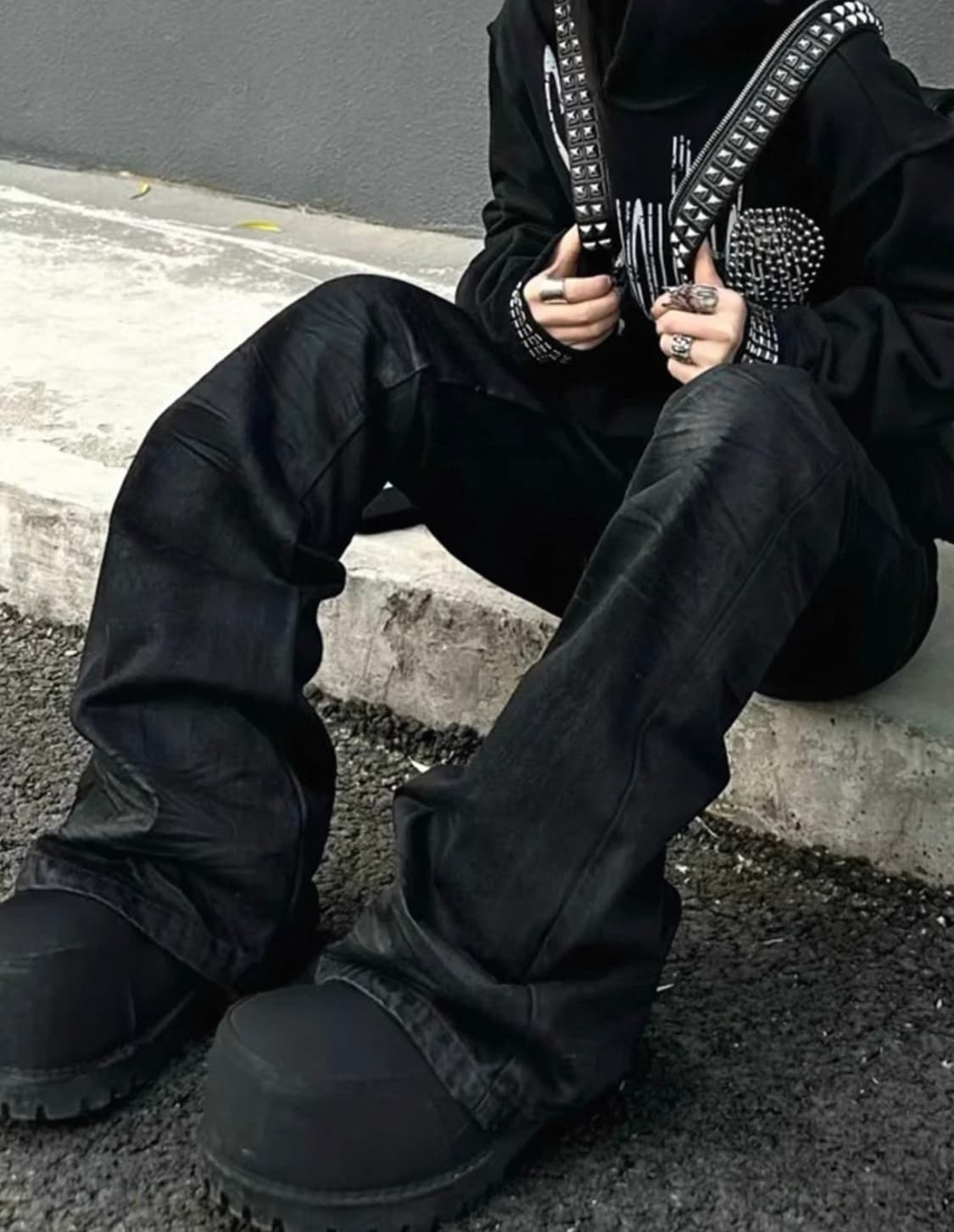 fitted floor-length pants 상품이미지2