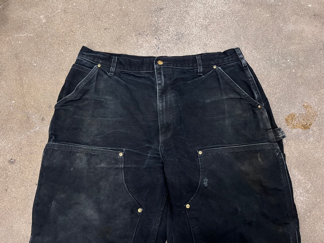 칼하트 더블니 루즈 오리지널핏 블랙 상품이미지2