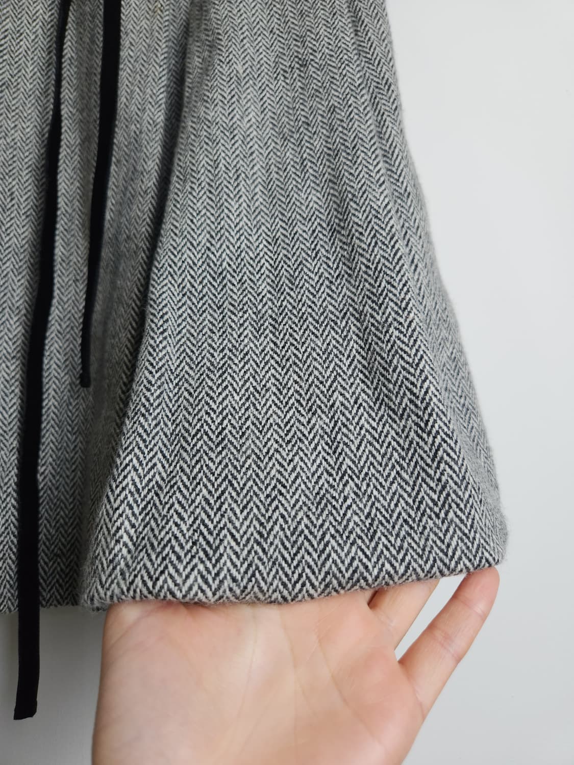 헤링본 볼륨 스커트 상품이미지8