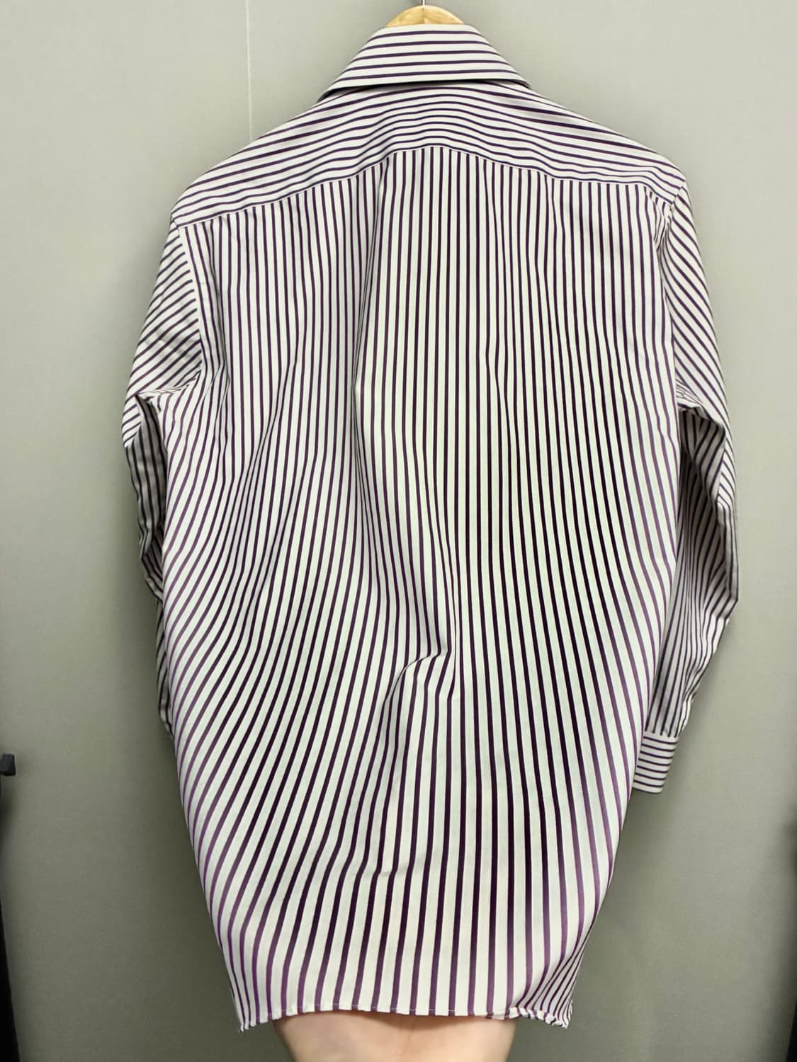 (S~M)JETSETTER 젯세터 스트라이프 와이드카라 드레스셔츠 by 상품이미지9