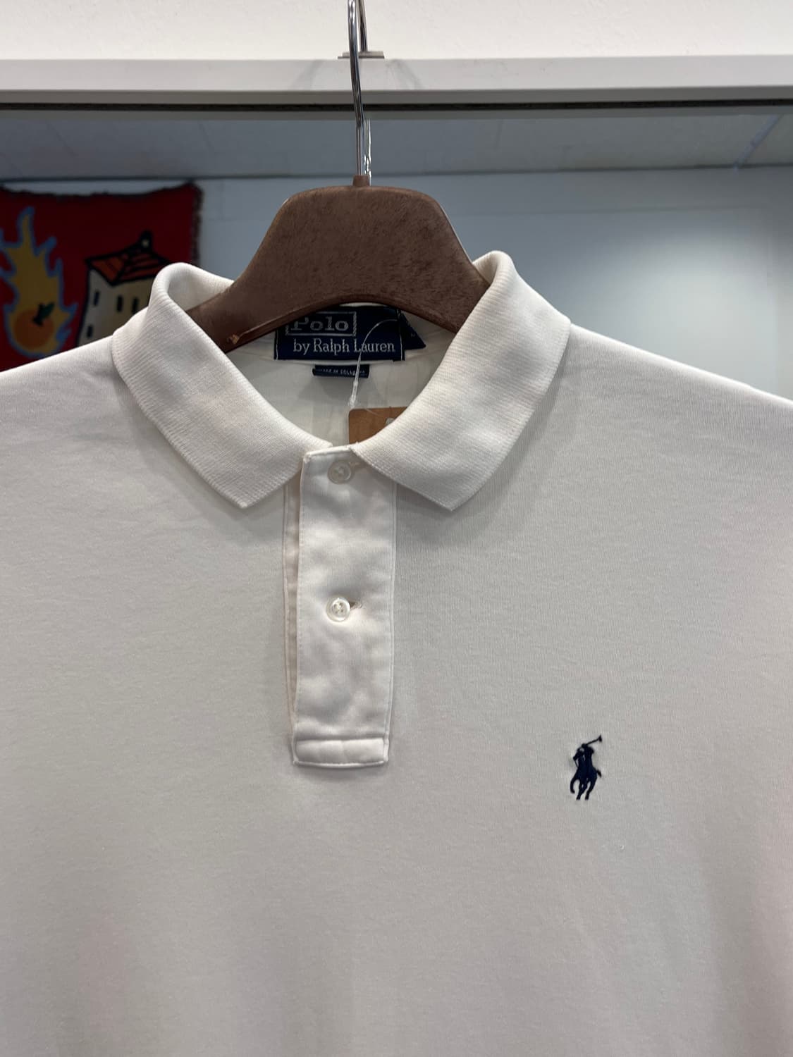 Polo RL 폴로 랄프로렌 카라티 pk 반팔 티셔츠 (white) 상품이미지3