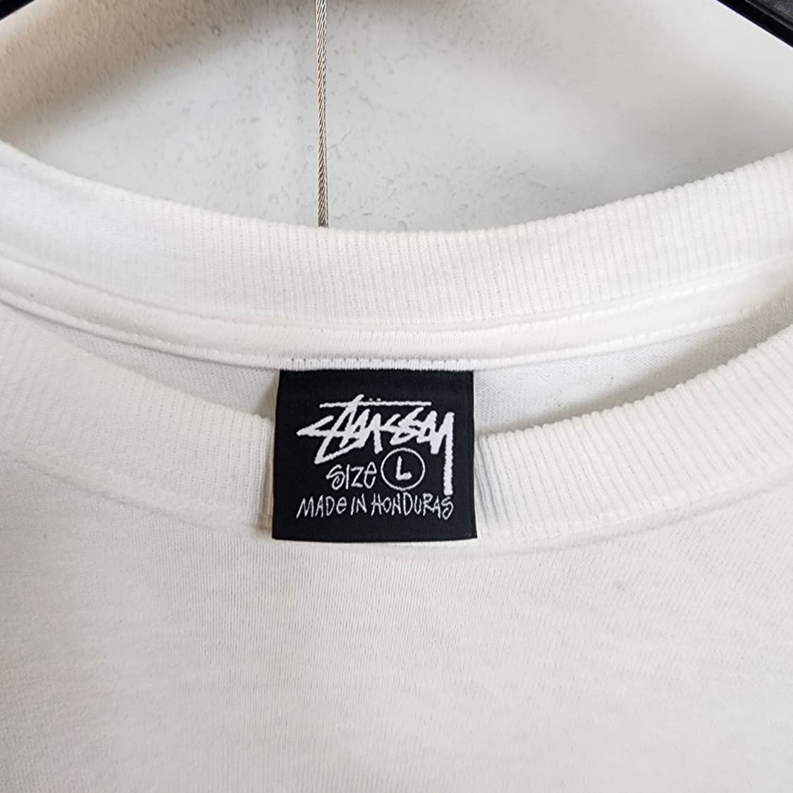 스투시 화이트 반팔 티셔츠 상품이미지3