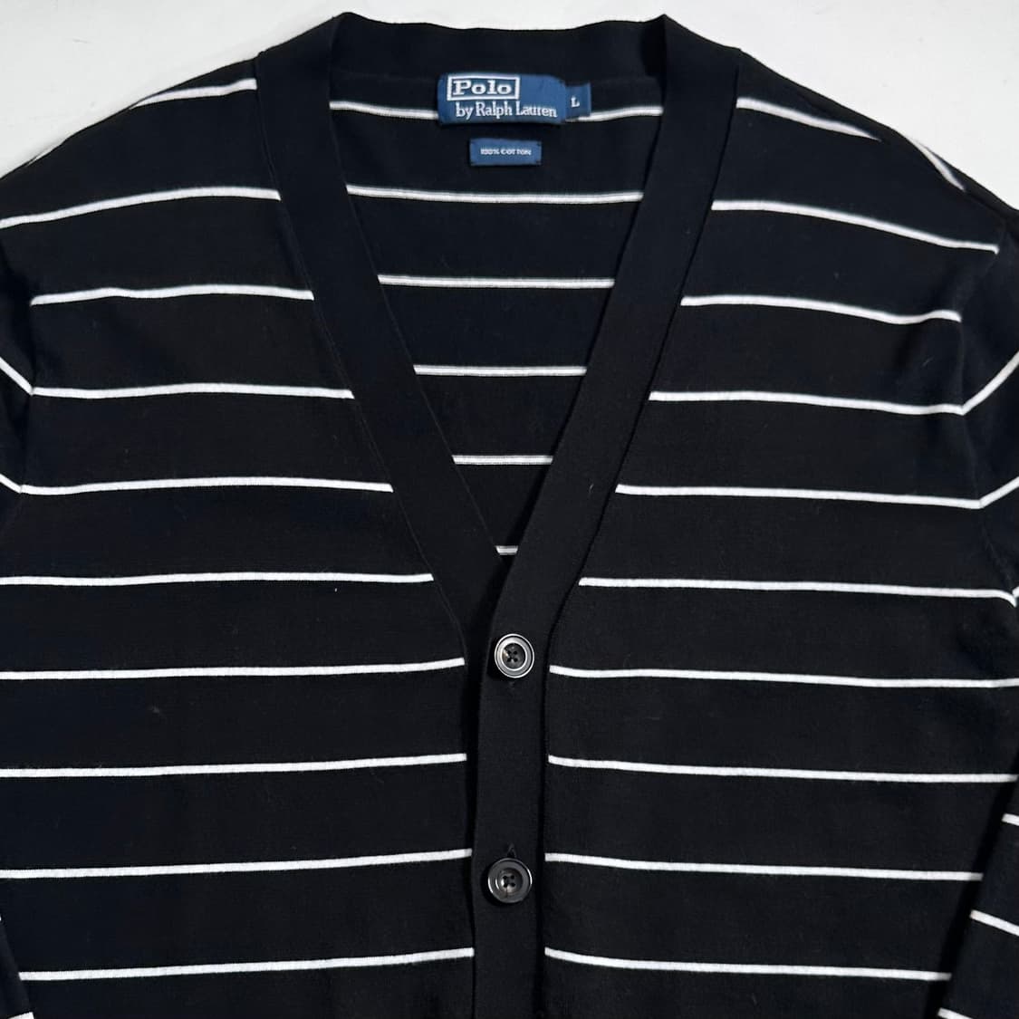 폴로 랄프로렌 코튼 스트라이프 니트 가디건 상품이미지2