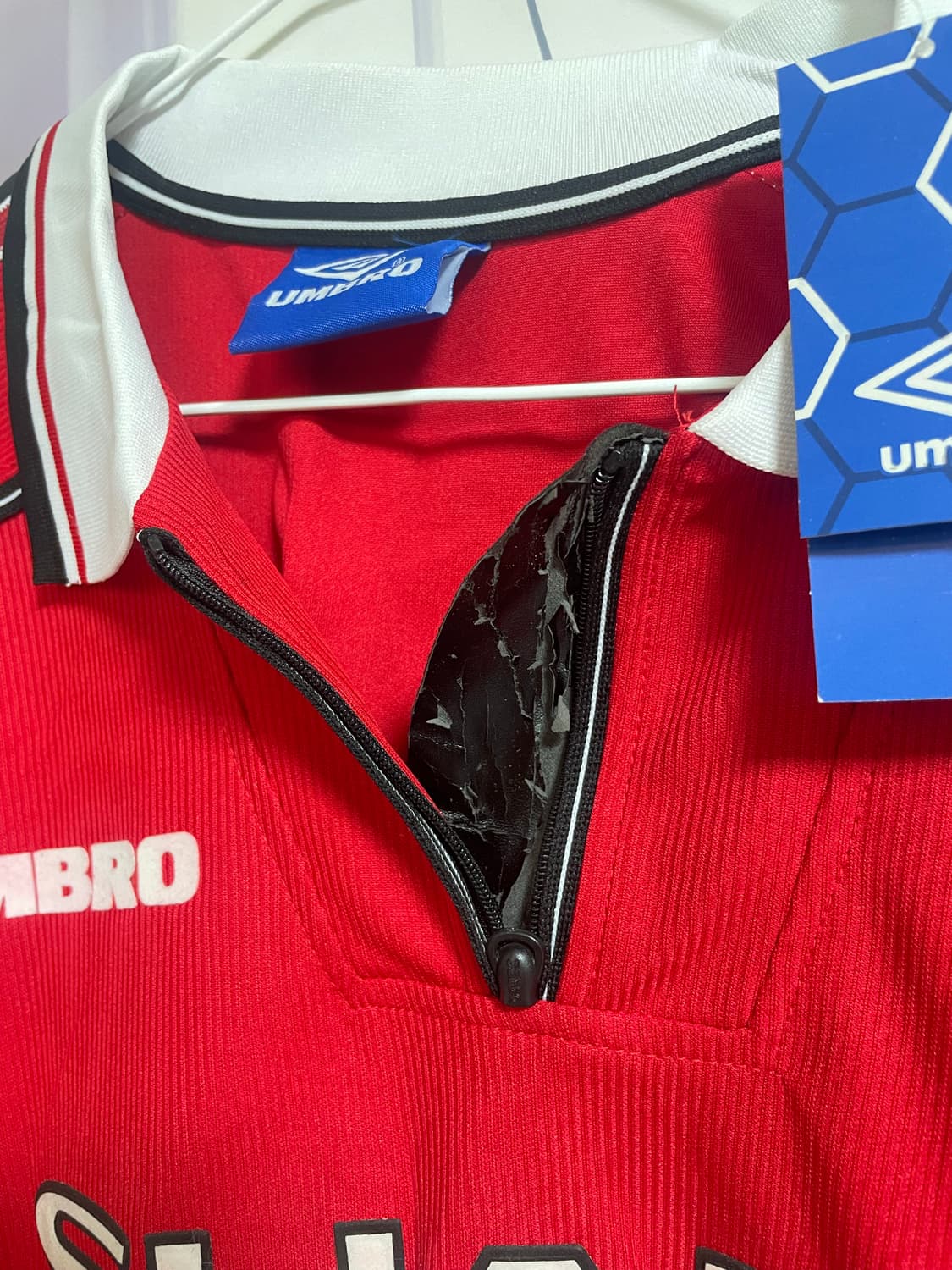 XL 98 00 맨체스터 유나이티드 맨유 트래블 홈 솔샤르 유니폼 상품이미지4