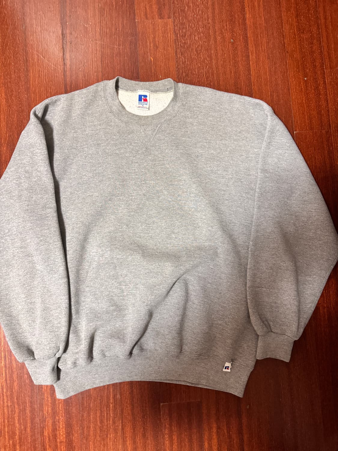 [XL] 90s 러셀 멜란지 그레이 스웻셔츠 상품이미지1