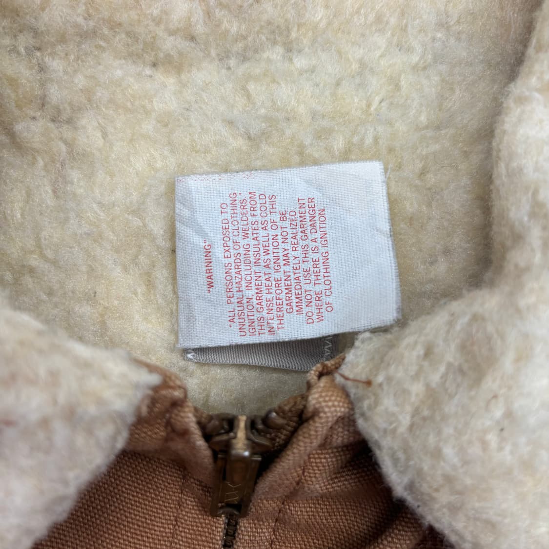 칼하트 마일스 쉐르파 된장 워크 자켓 M 상품이미지8