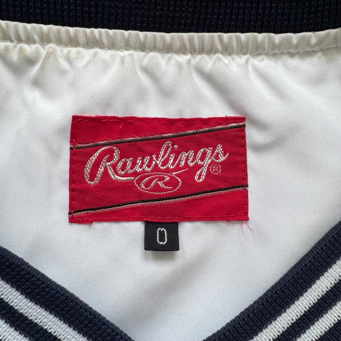 RAWLINGS 일본빈티지 나일론 바람막이 야구 유니폼 XXL 110 상품이미지4