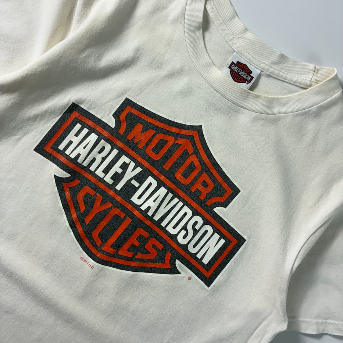 Harley-davidson  할리데이비슨 코리아 에디션 화이트 반팔티 상품이미지3