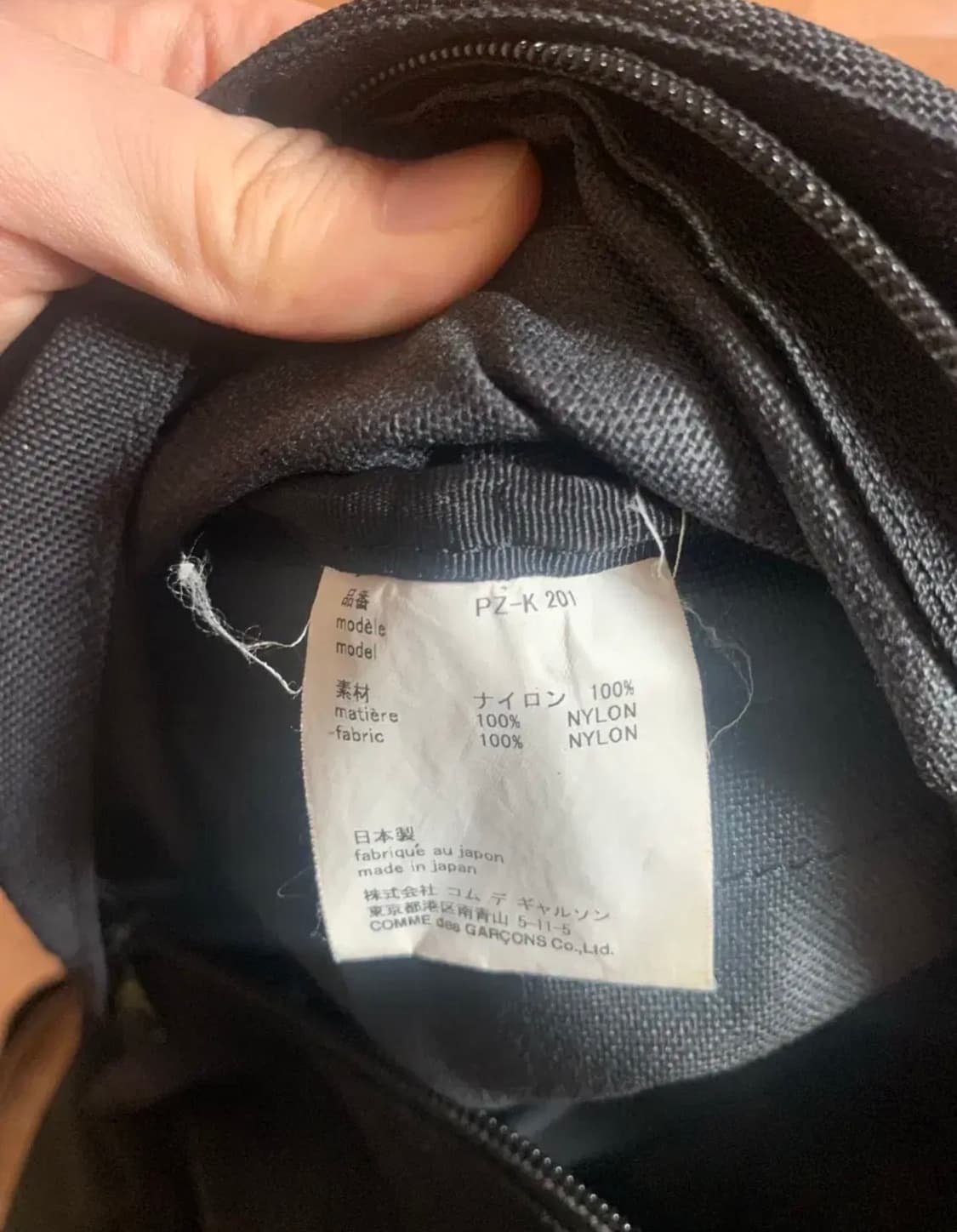 꼼데가르송 옴므 백팩 L 상품이미지3