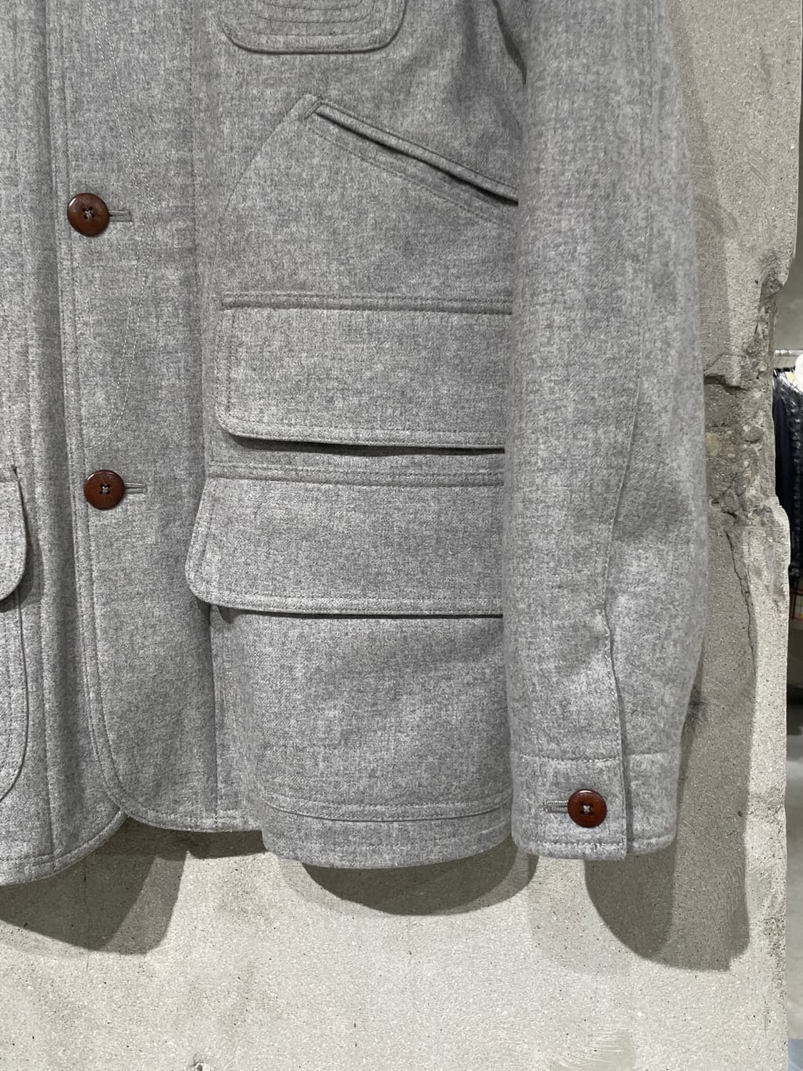 폴로 랄프로렌 멜란지 그레이 헌팅 자켓  상품이미지5