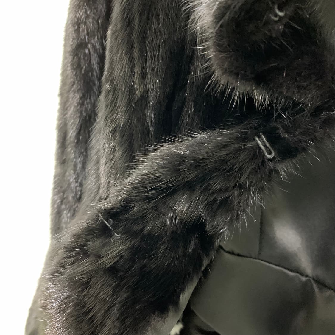 제시 뉴욕 빈티지 블랙 밍크 퍼 숏 코트 여성 퍼자켓 상품이미지5