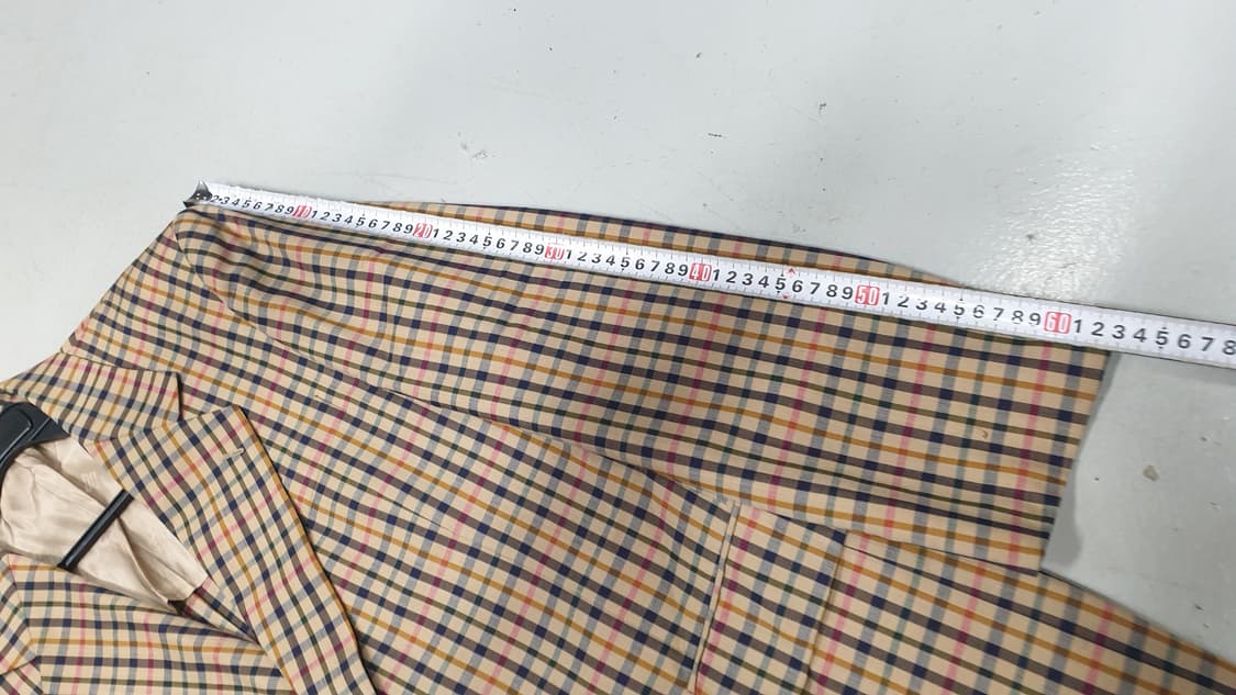 닥스 체크  봄 여름 자켓 울100% 100사이즈 상품이미지7