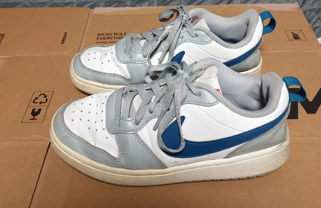 나이키 코트 버로우 로우2  스모크그레이 마리나블루 스니커즈 (240) 상품이미지2