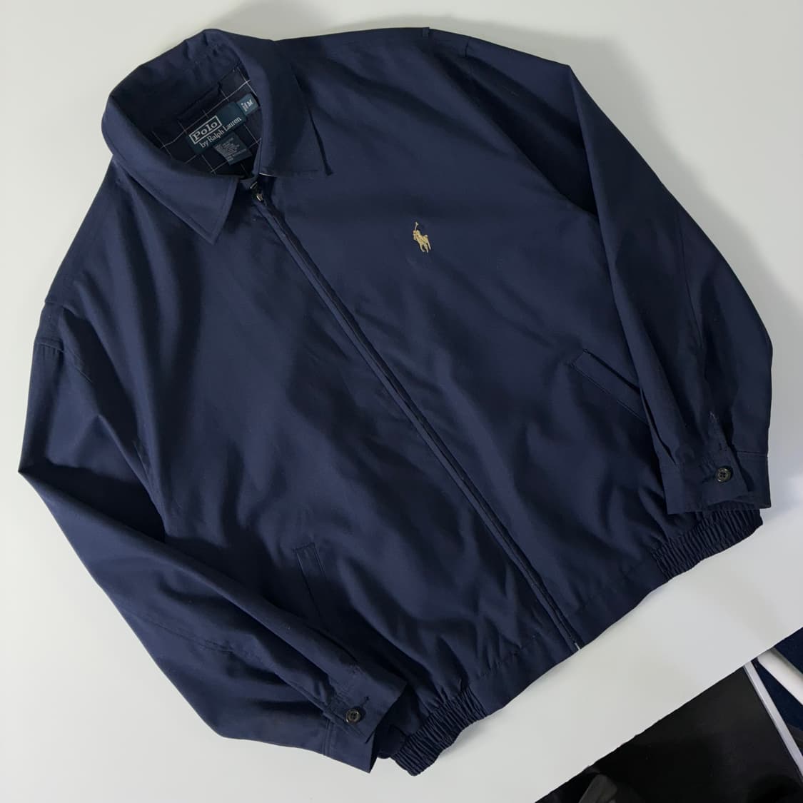 Polo  폴로 랄프로렌 자수 네이비 폴리쉘 블루종 자켓   상품이미지3