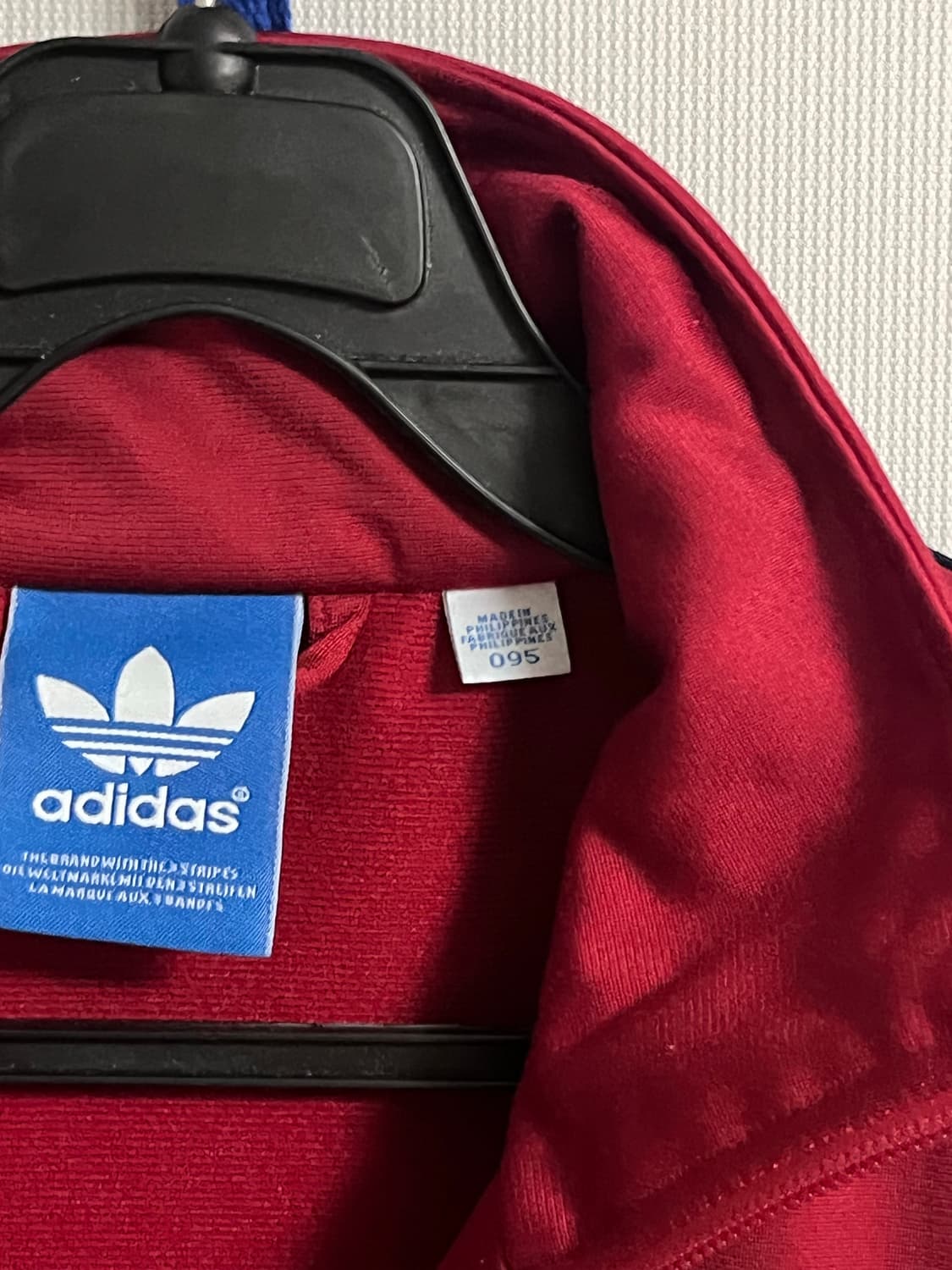 아디다스 파이어버드 버건디 레드 트랙탑 져지 95 상품이미지3