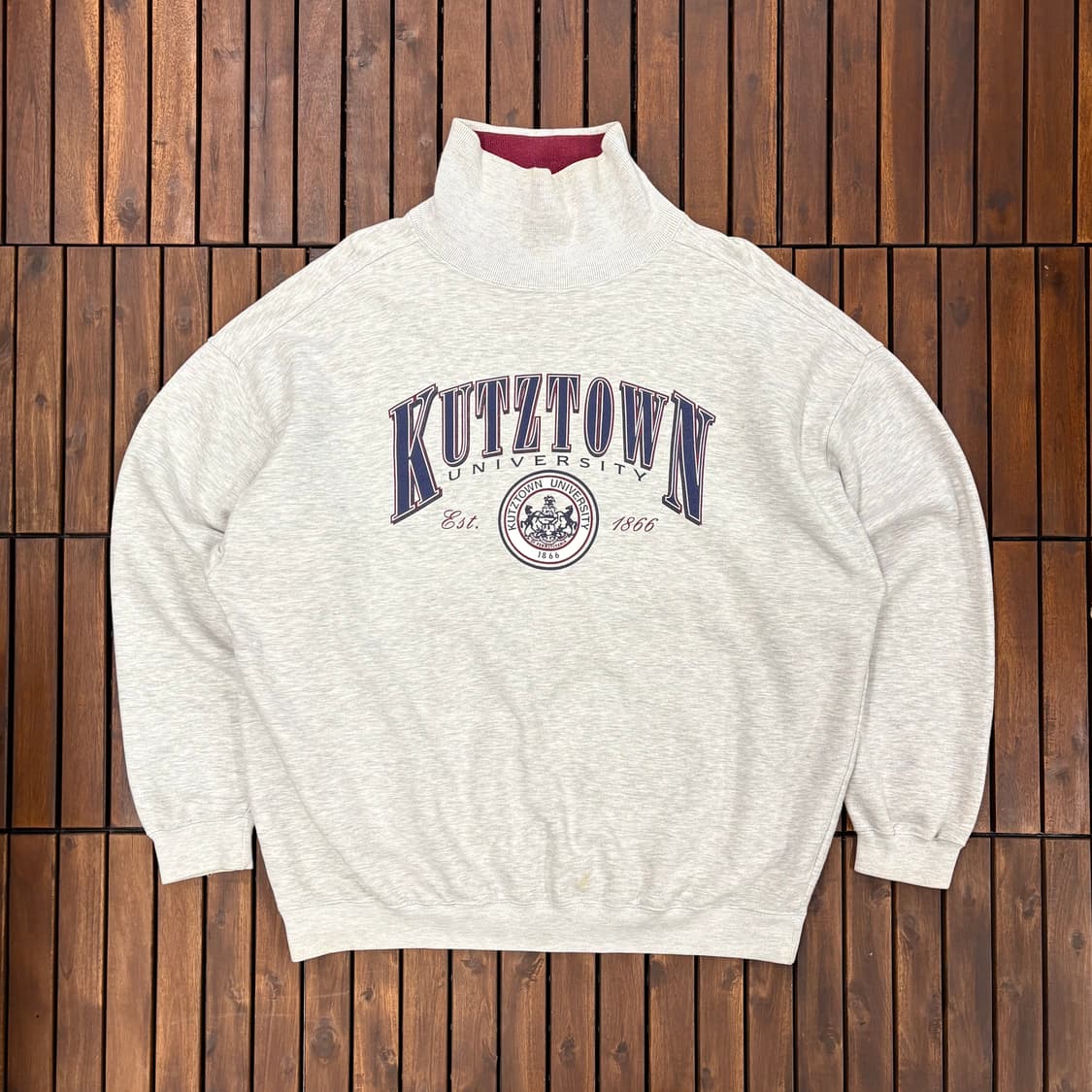 (2XL) 90s GEAR 쿠츠다운 대학교 헤비 맨투맨 상품이미지1