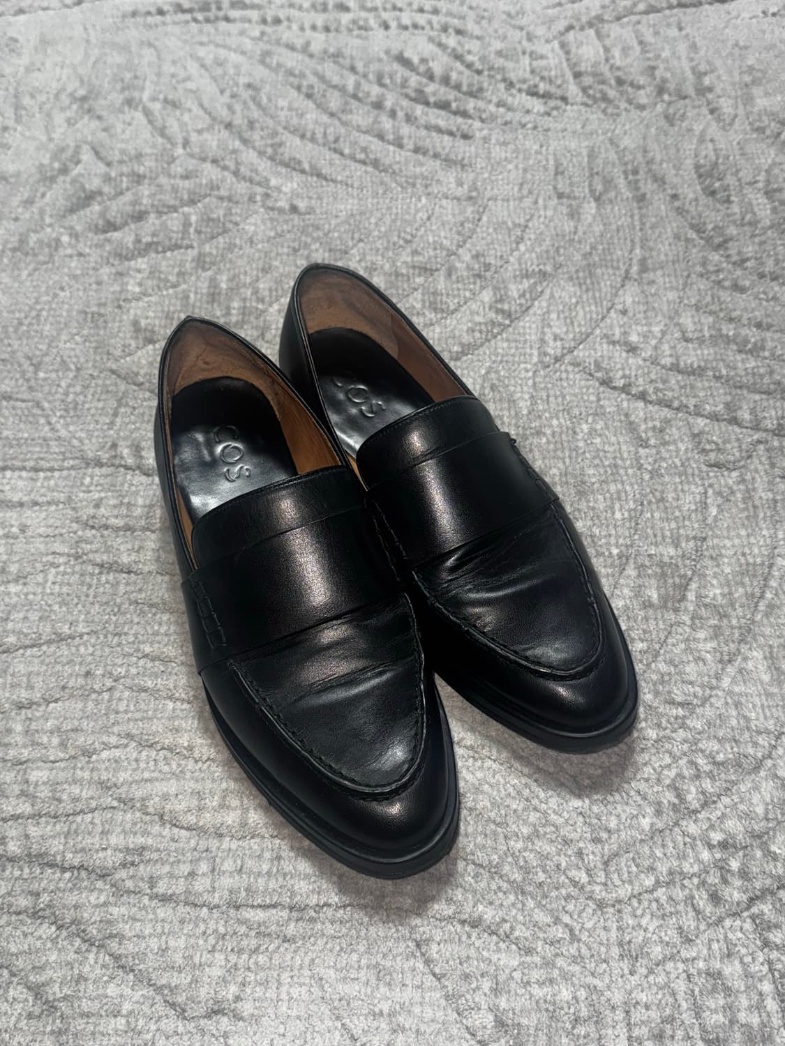 Cos 레더 페니 로퍼 상품이미지1